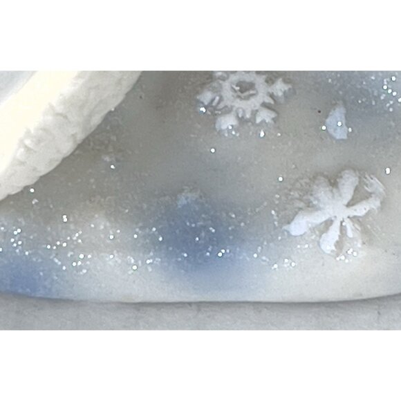 Partylite Spirit of the Season Santa Christmas Tree White Silver Candle Holder - Picture 9 of 14